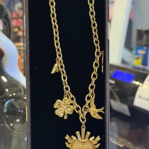 Collana cuore con pietra