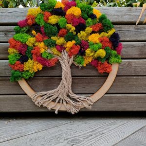 🌿 Albero della Vita – Quadro Vegetale Zen
